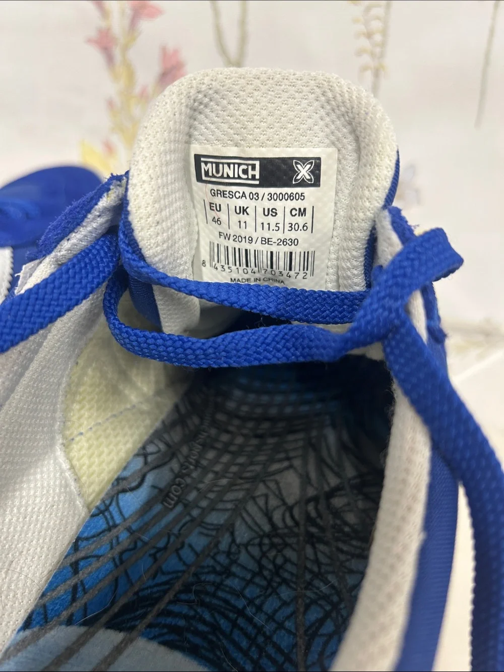 Men’s Blue Gresca Indoor Trainers